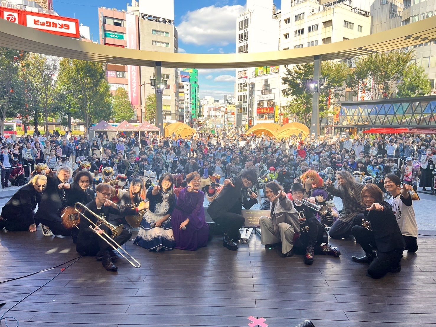 『ＨＥＲＯＥＳ ＧＯ！ ｉｎ #池袋満月祭』ありがとうございました&#127765; - うちやえ ゆか の 『今日も元気！』