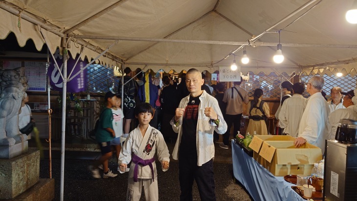 秋祭りでのイベント - 左ロー命！の格闘空手日記