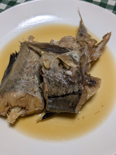 煮魚と生牡蠣_c0162773_20492529.jpg